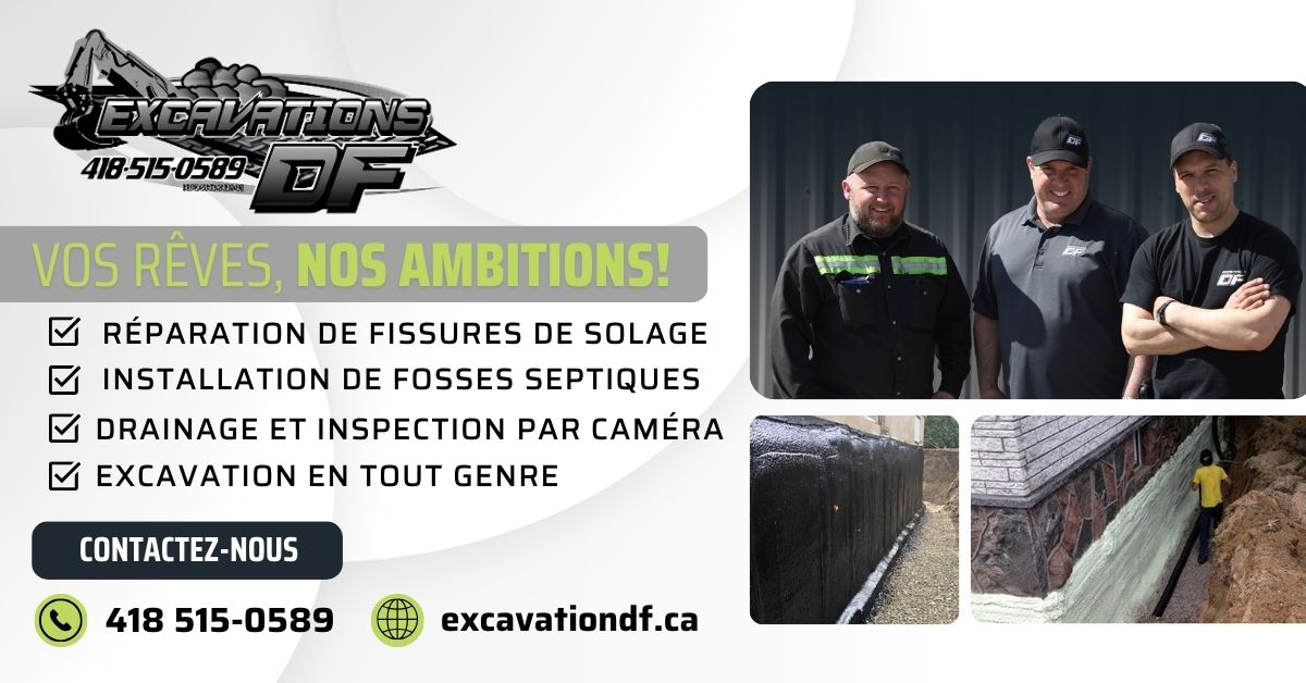 Entreprise spécialisée en drain Roberval